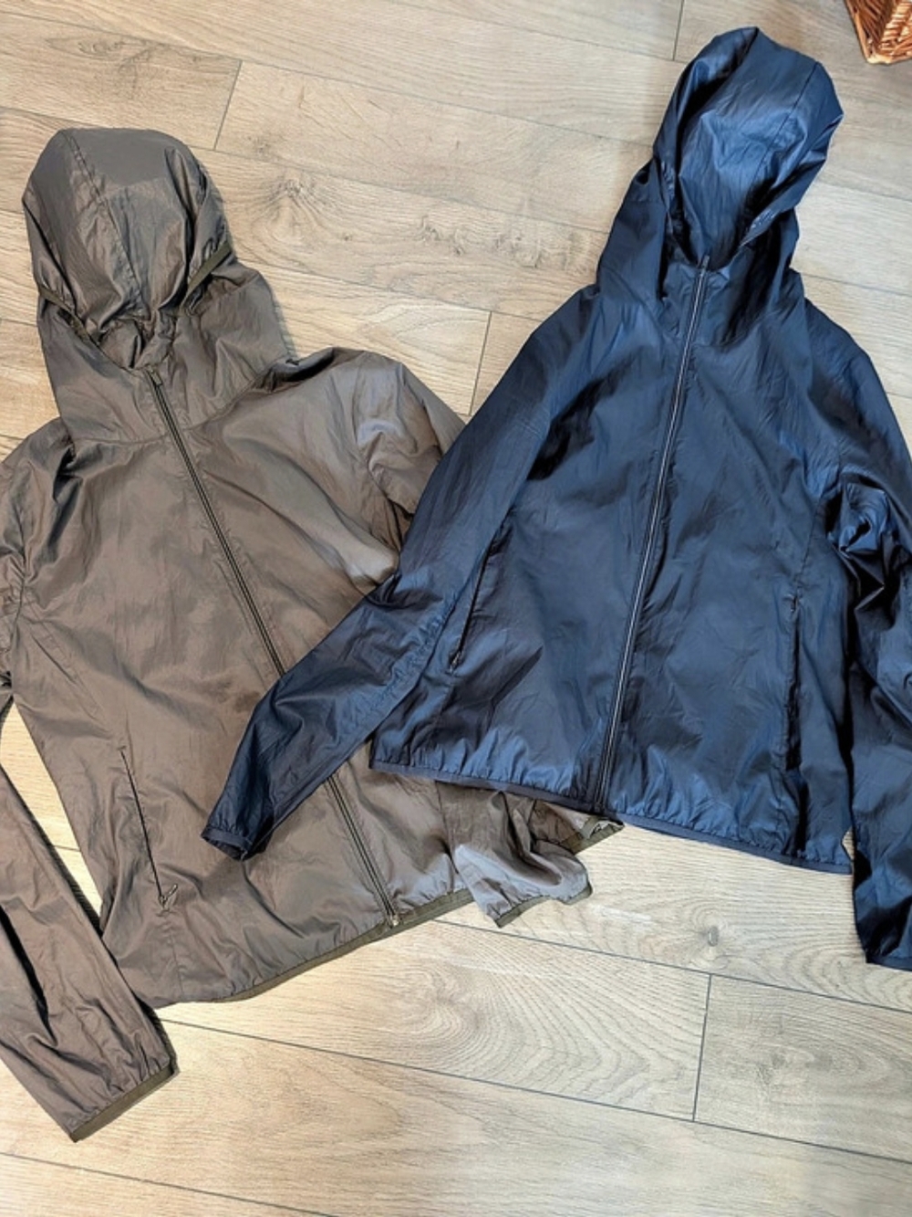 Uniqlo Pocketable Light Wind/ Rain... Navy & Glarmy Green, Listing Is For Both